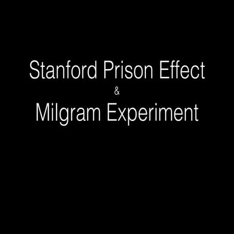 Stanford prison effect