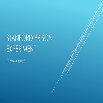 Stanford prison experiment