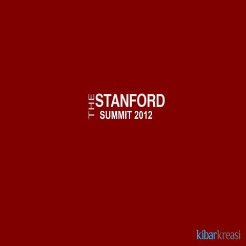 Info Session Stanford Summit 2012