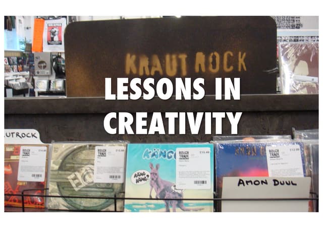 Lessons in creativity from Krautrock