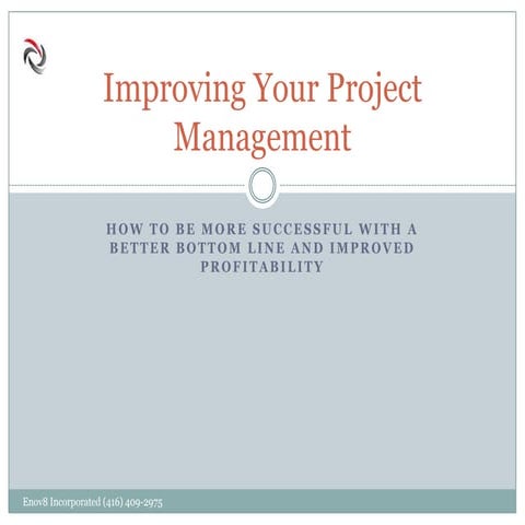 Stan Katz Project Management Presentation