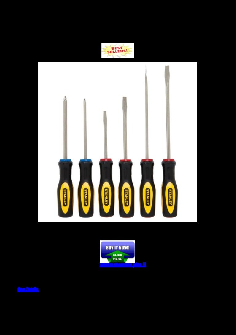 Stanley 60 060standard_fluted_screwdriver_set_6piece