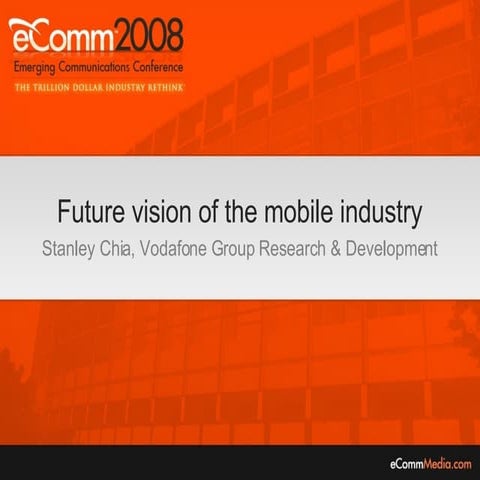 Stanley Chia's presentation at eComm 2008
