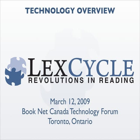 BNC Tech Forum 09: Lexcycle Stanza demo