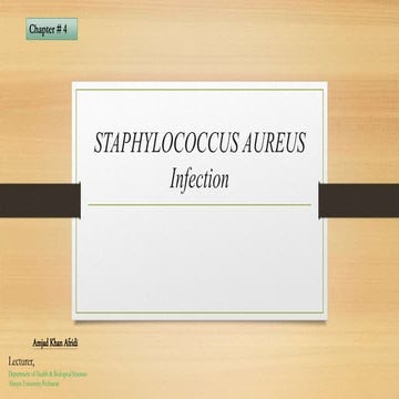 STAPHYLOCOCCUS AUREUS Infection.pptx