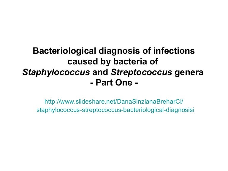 Staphylococcus streptococcus bacteriological diagnosis_i