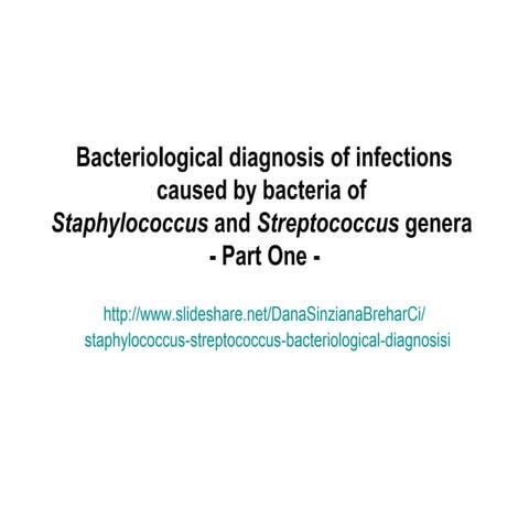 Staphylococcus streptococcus bacteriological diagnosis_i