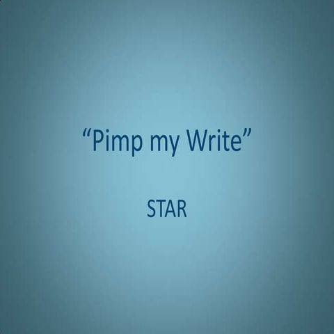 Revision Strategy: STAR