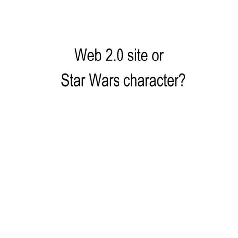 star wars and web 2.0