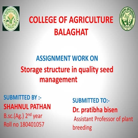 starage structure in quality seed production.pptx