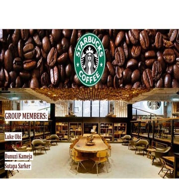 Starbucks Key issues