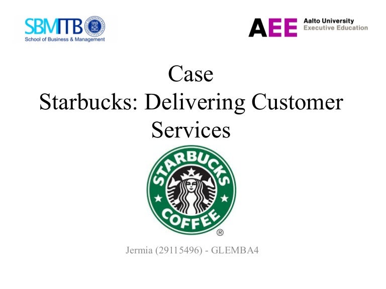 Starbucks delivering customer service