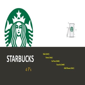 Starbucks 4ps