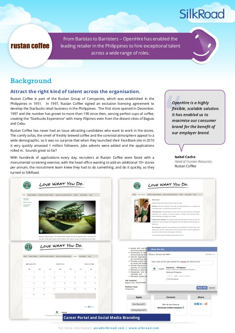 Case study of starbucks coffee