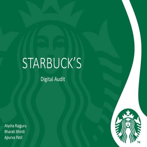 Starbucks digital audit 