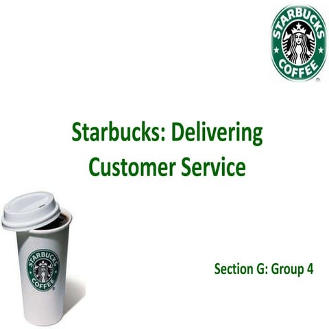 Starbucks: Brand offering and Positioning 
