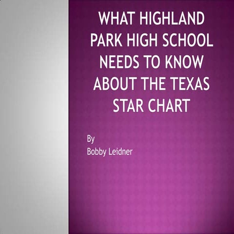 Star chart ppt