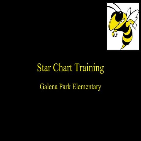 Star chart training