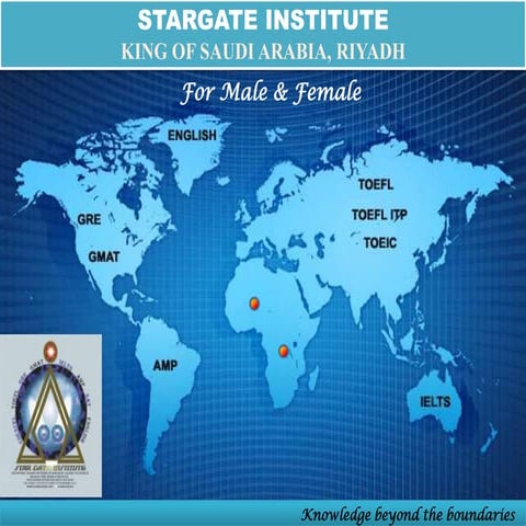 Stargate institute presentation(insluding edexcel)