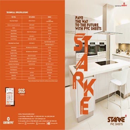 Century starke - A PVC sheet