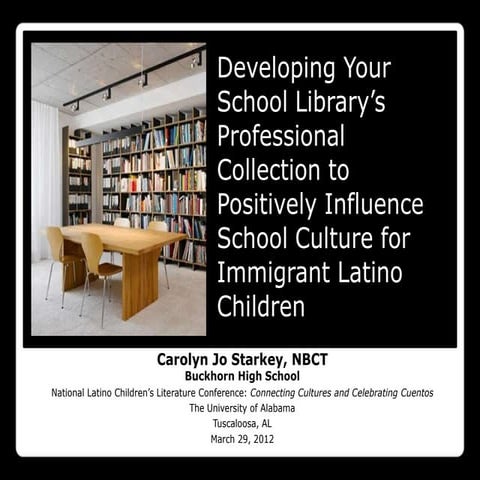 Starkey national latino_children's_literature_conference_2012