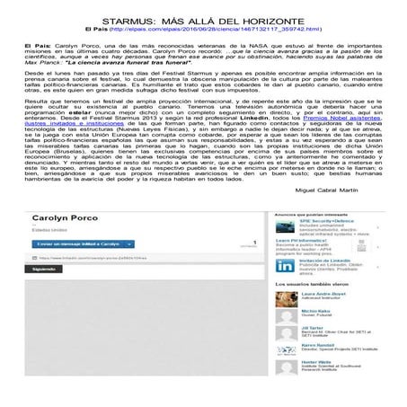 Starmus   más allá del horizonte