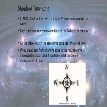 Standard time zone 