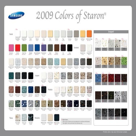 Staron kolory 2009 | PDF