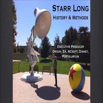 Starr Long: Video Game History & Methods