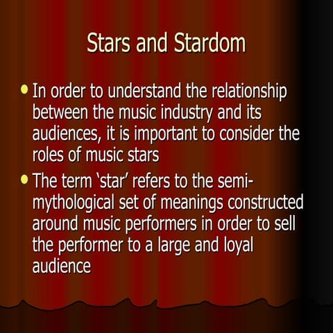 Stars And Stardom