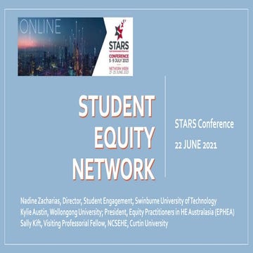 STARS Student Equity Network Meeting