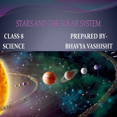 Stars and the solar system