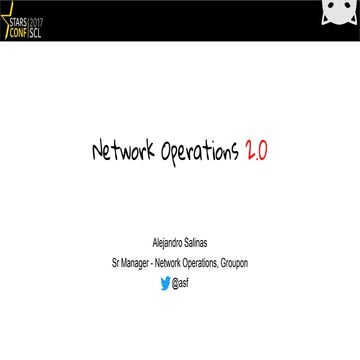 Network Operations 2.0