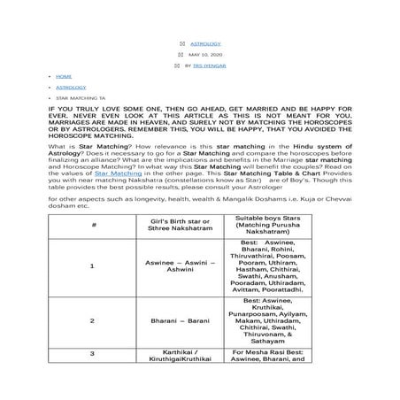 STARS MATCHING IN HOROSCOPES. FIR MARRIAGE.pdf