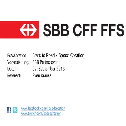 Stars to road sbb svenkrause