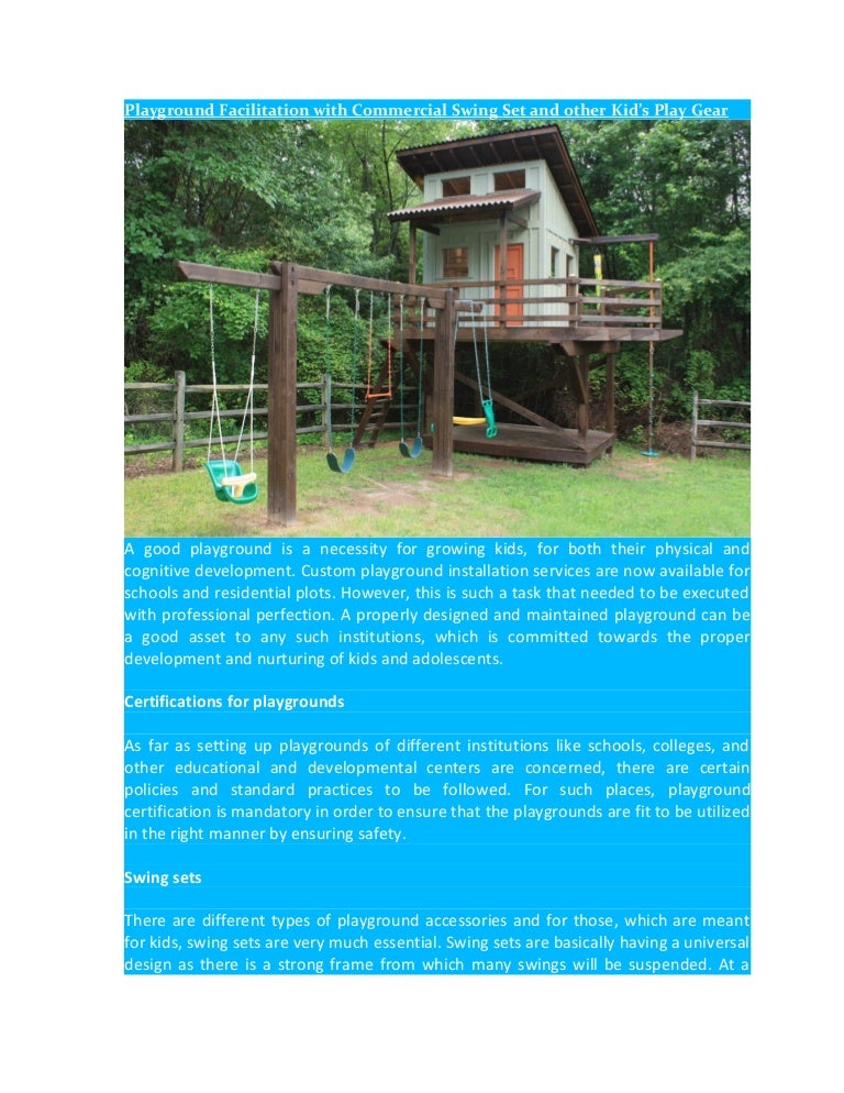 growing swing set