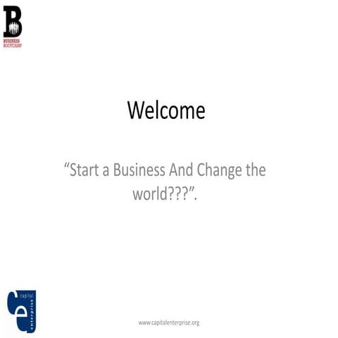 Start up a business and change the world vs4