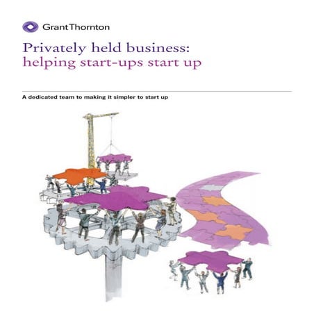 Privately held business - Start up guide 2011