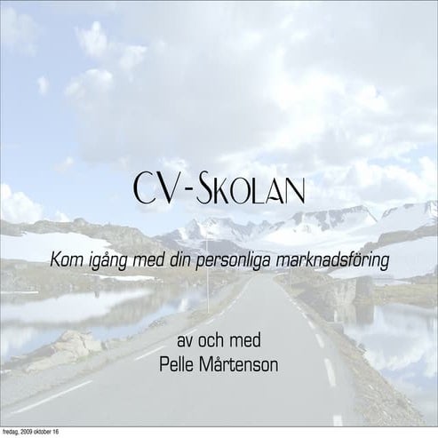 Personlig marknadsföring på Startaegetmässan