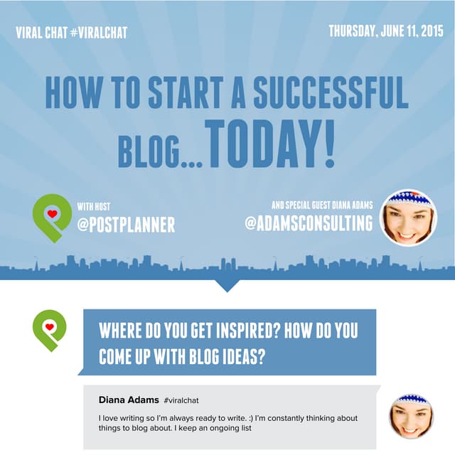 How to Start a Successful Blog...Today! #ViralChat