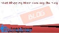 Start blogging now  creating the blog