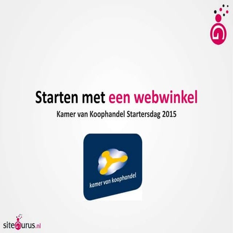 Starten met een webwinkel 