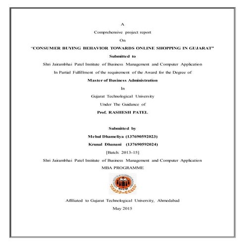 Cp on online marketing