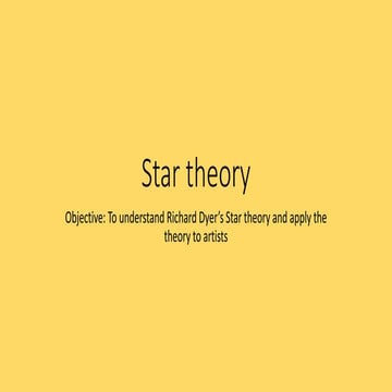 Star theory