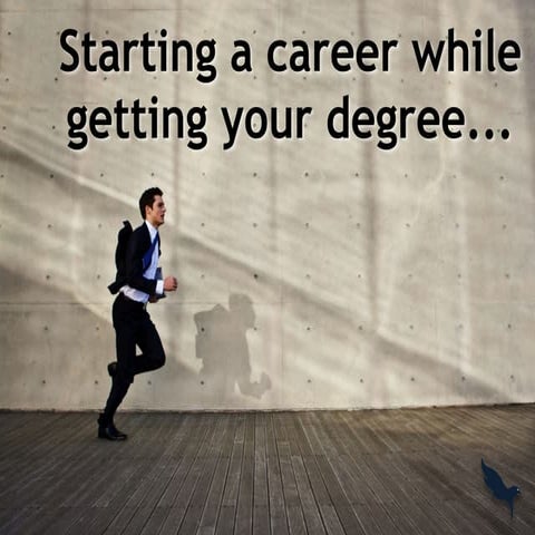 Starting a career while getting your degree