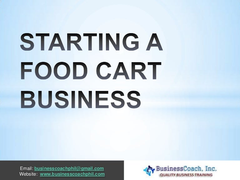 Starting a food cart business