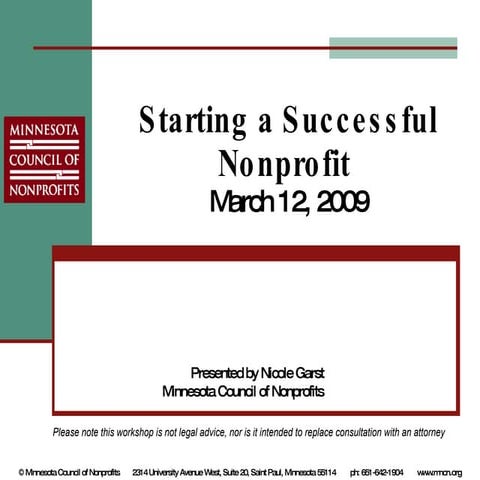 Starting a Nonprofit in Minnesota