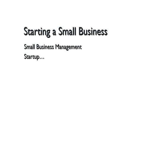 Starting a Small Business: A Comprehensive Guide to Startup Success