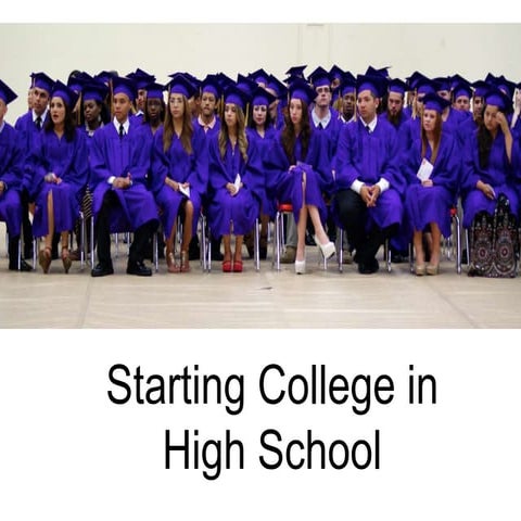 Starting College in High School