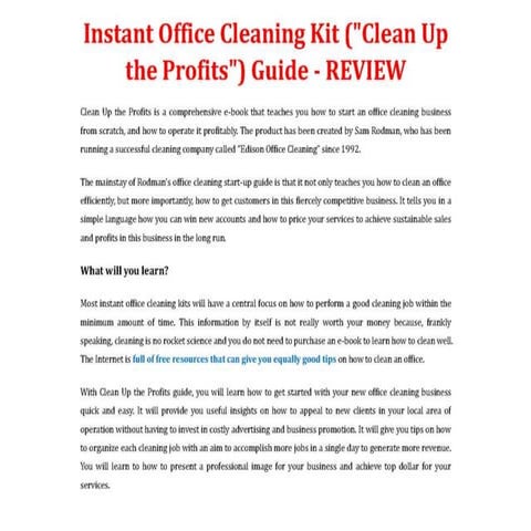 Starting House Cleaning Business